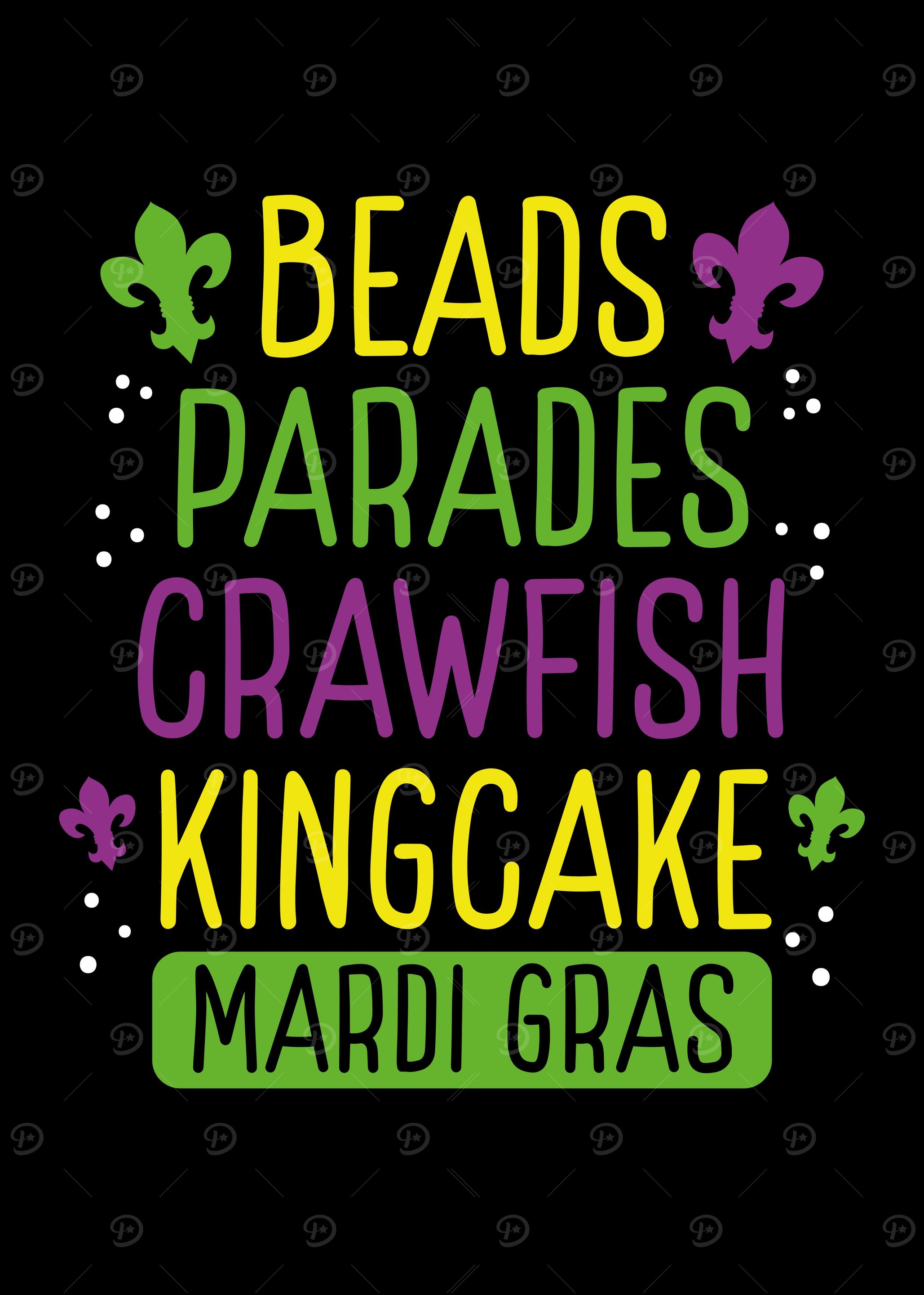 Beads parades crawfish