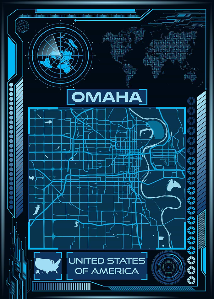 OMAHA MAP USA