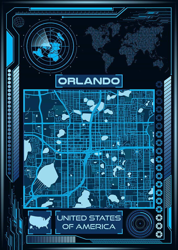 ORLANDO MAP USA