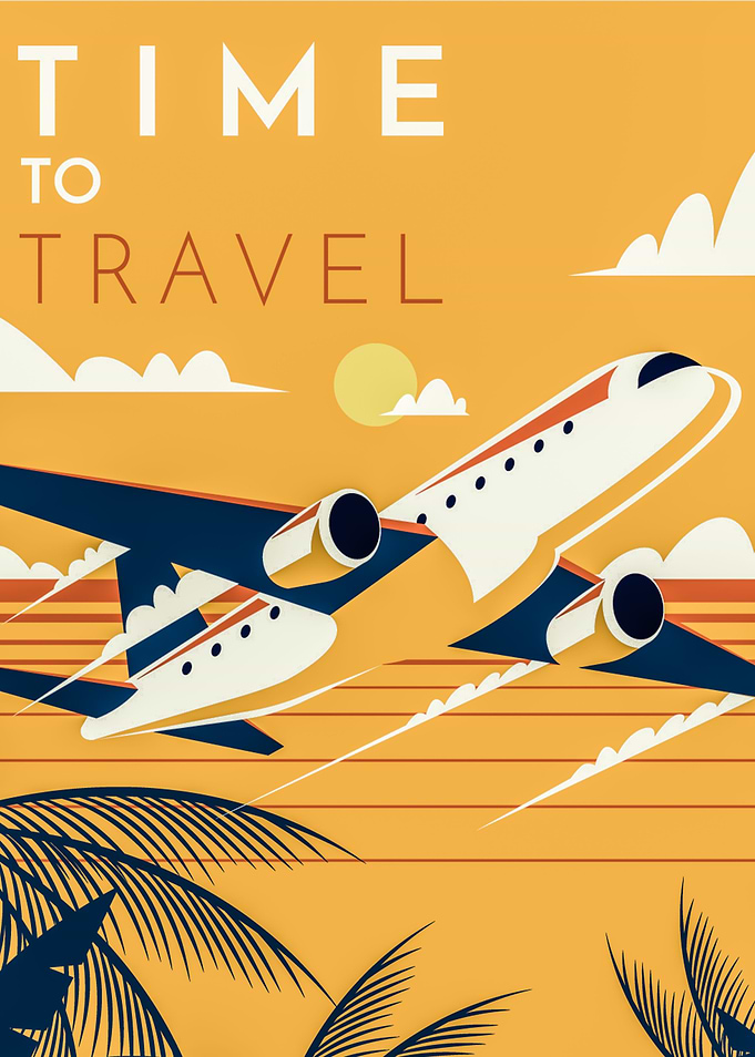 Travel Airplane Vintage