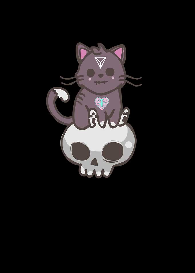 Cat Satanic Kawaii