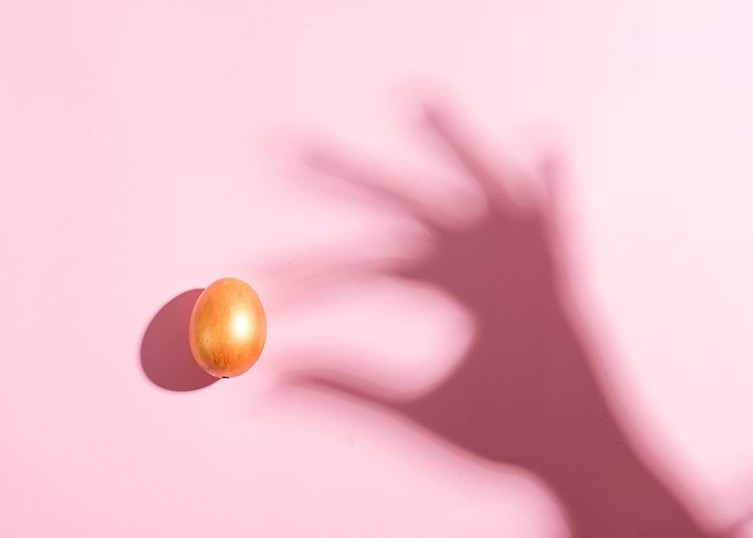 Easter golden egg