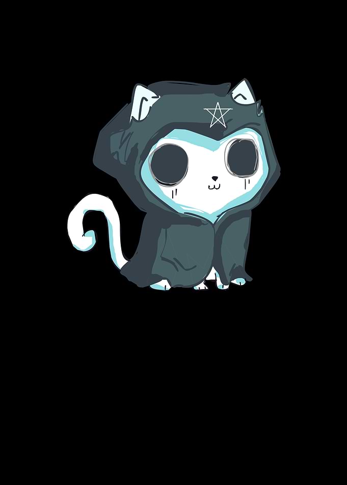 Cat Satanic Kawaii