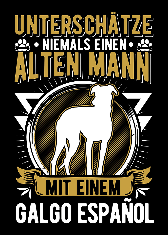 Galgo Espaol Alter Mann S