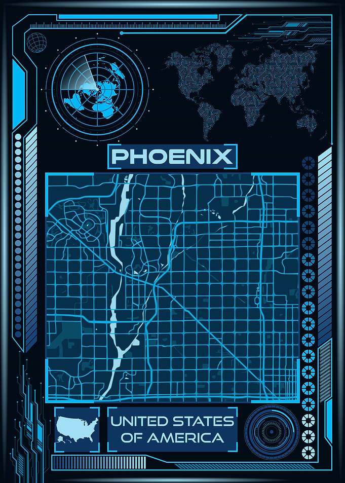 PHOENIX MAP USA