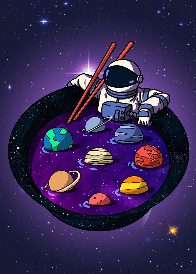 Celestial Astronaut Galaxy