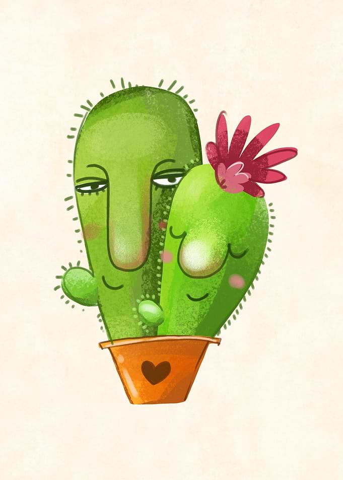 Two Cactuses