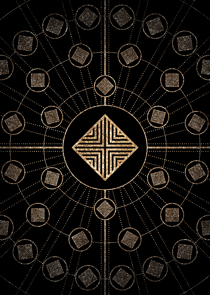 Black and Gold Magic Seal
