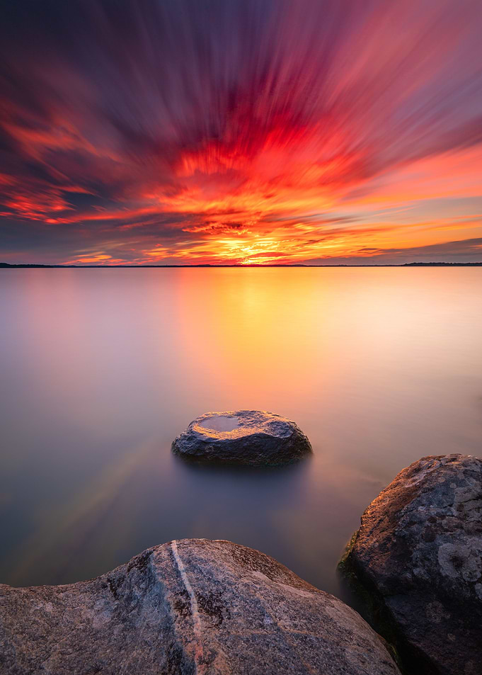 Sunset at the Sea Beach