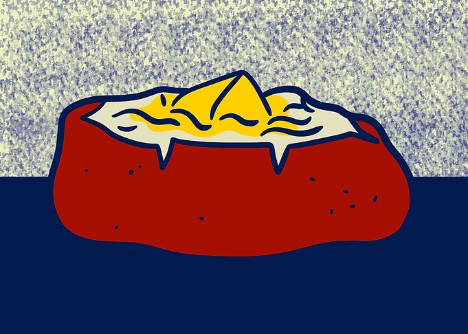 Baked Potato Lichtenstein