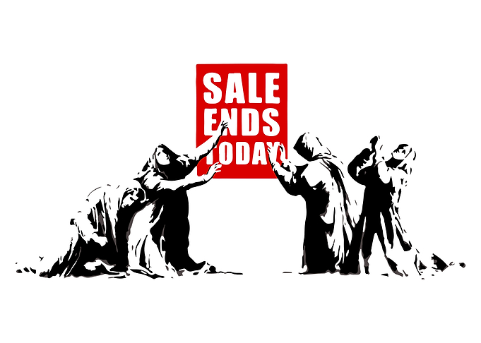 Banksy Sale Ends Today