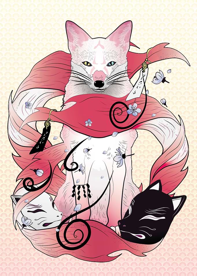 Three Tails Kitsune