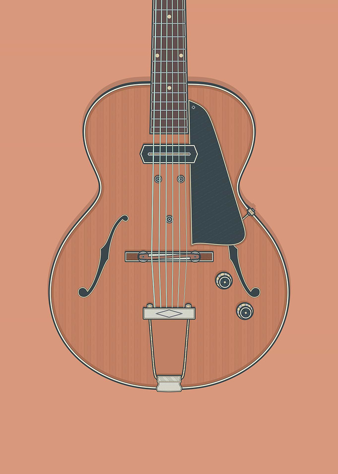 Vintage Archtop Guitar