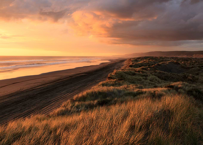 Sunset at the Sea Beach