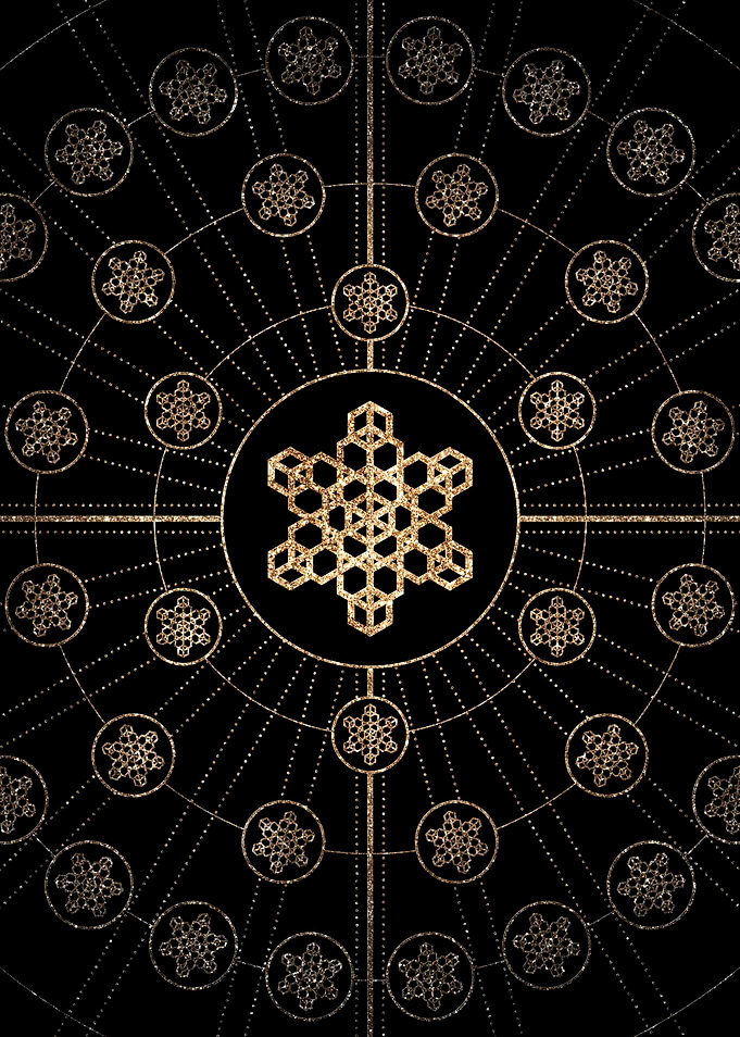 Black and Gold Magic Seal