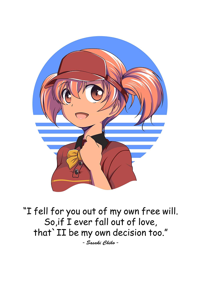 Chiho Sasaki Quote