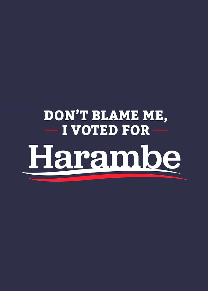 I Voted For Harambe