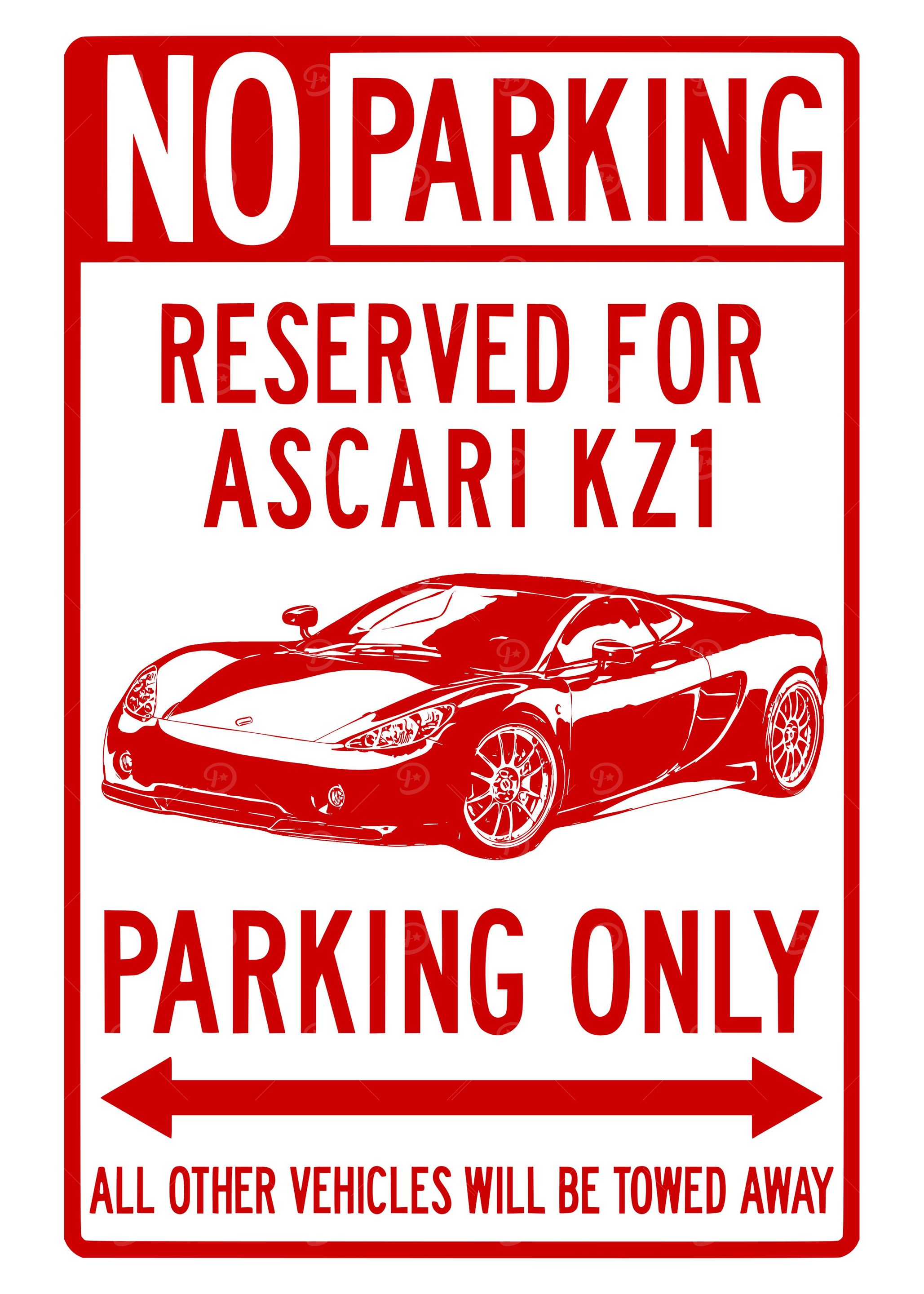 Ascari KZ1 Parking Only