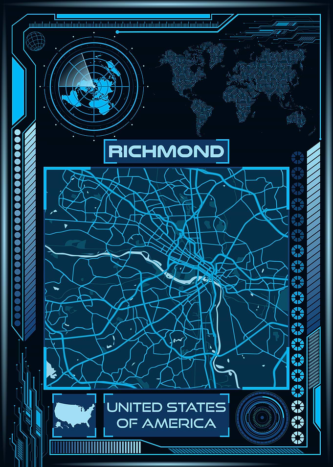 RICHMOND MAP USA