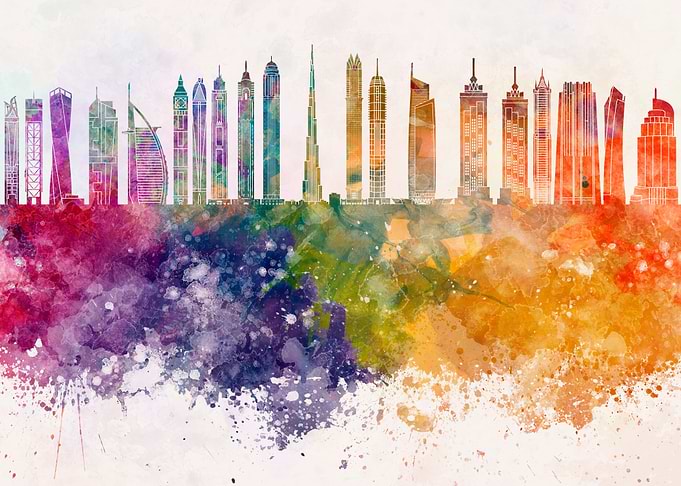 Dubai V2 skyline