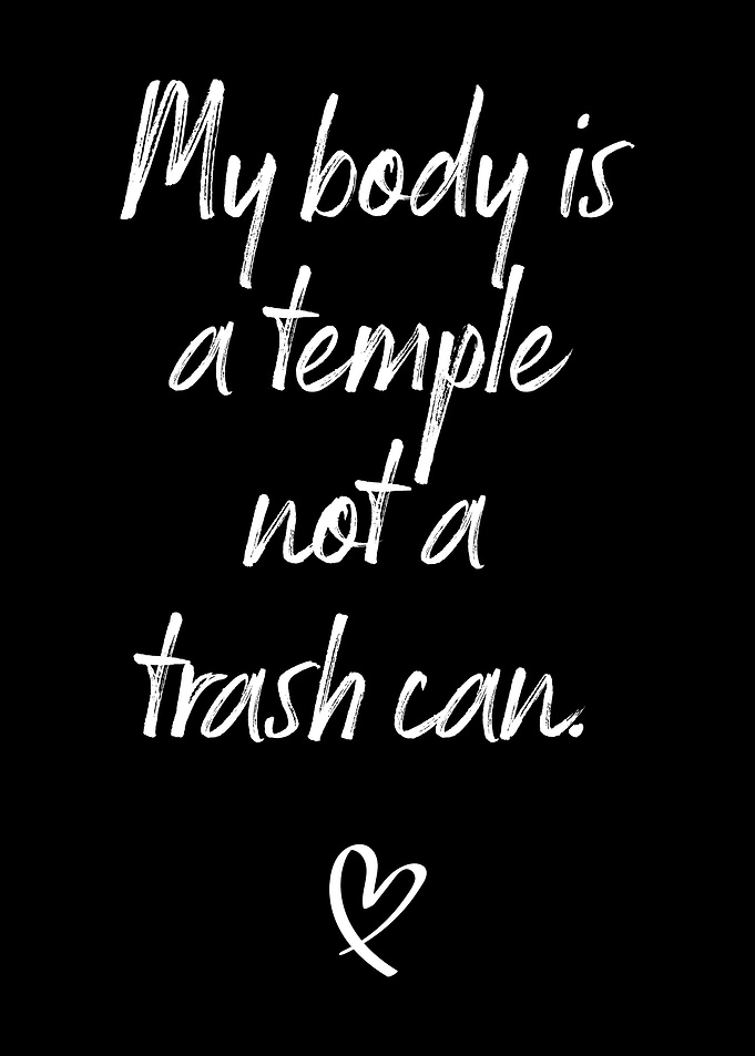 Vegan My Body Is A Temple