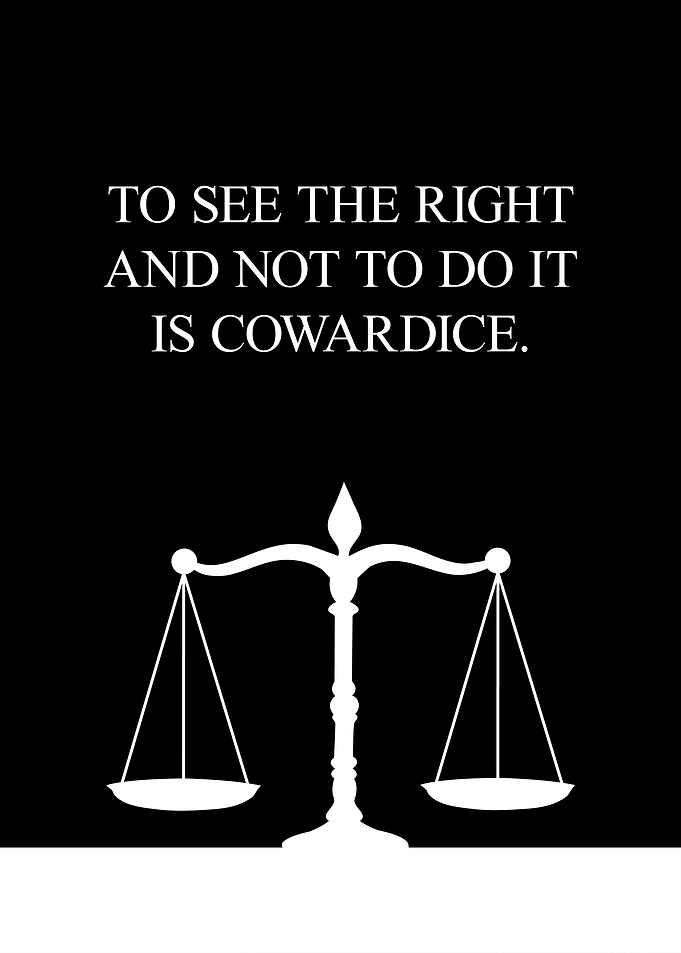 Do not be a coward
