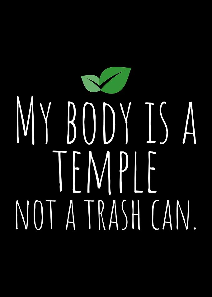 Vegan My Body Is A Temple