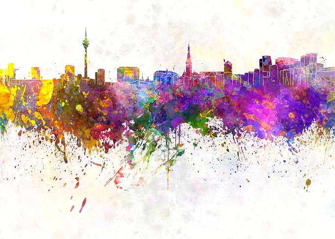 Dusseldorf skyline