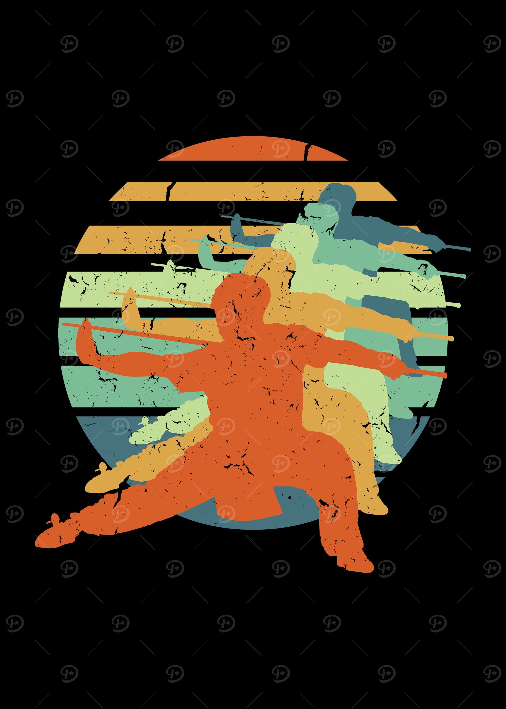 Wushu Retro Vintage