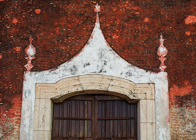 Door in Red wall