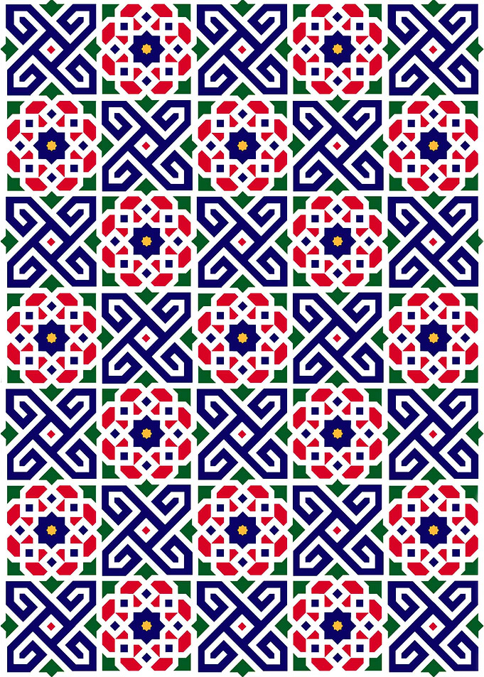 Geometric Moroccan Tiles