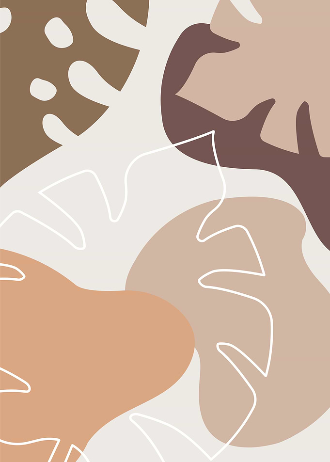 Modern Minimalist leaves
