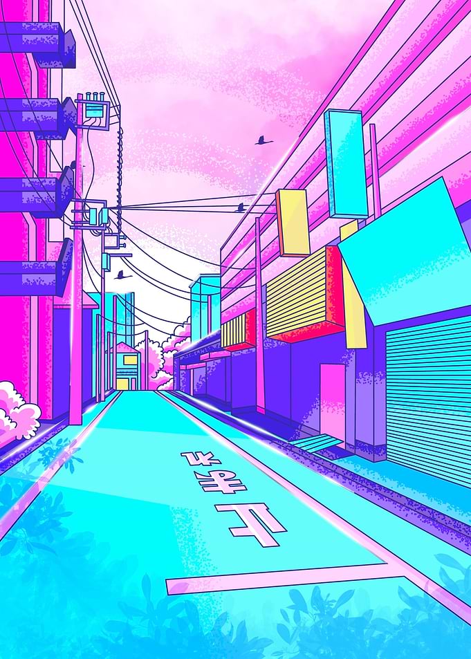 Japanese Street City Pop