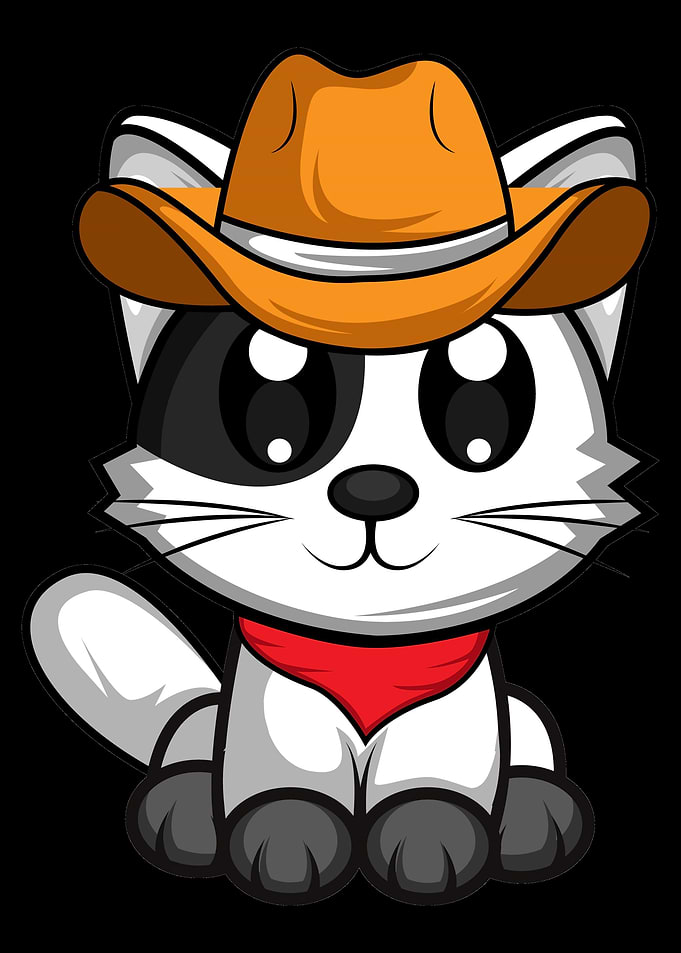 Cat Cowboy Cowboy Fan Gift