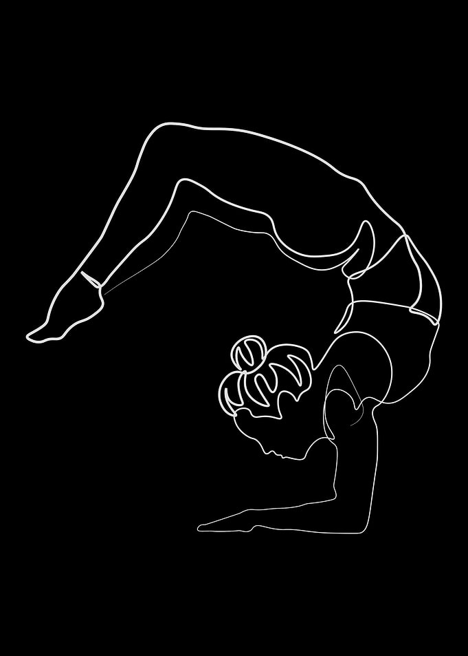 One Line Art Woman