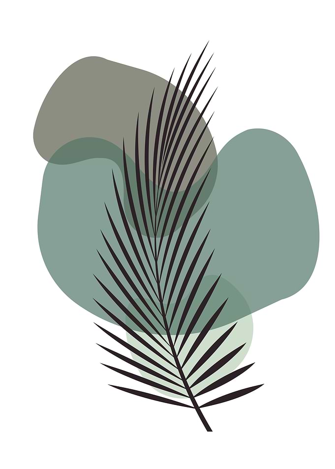 Botanical Tropical leaves