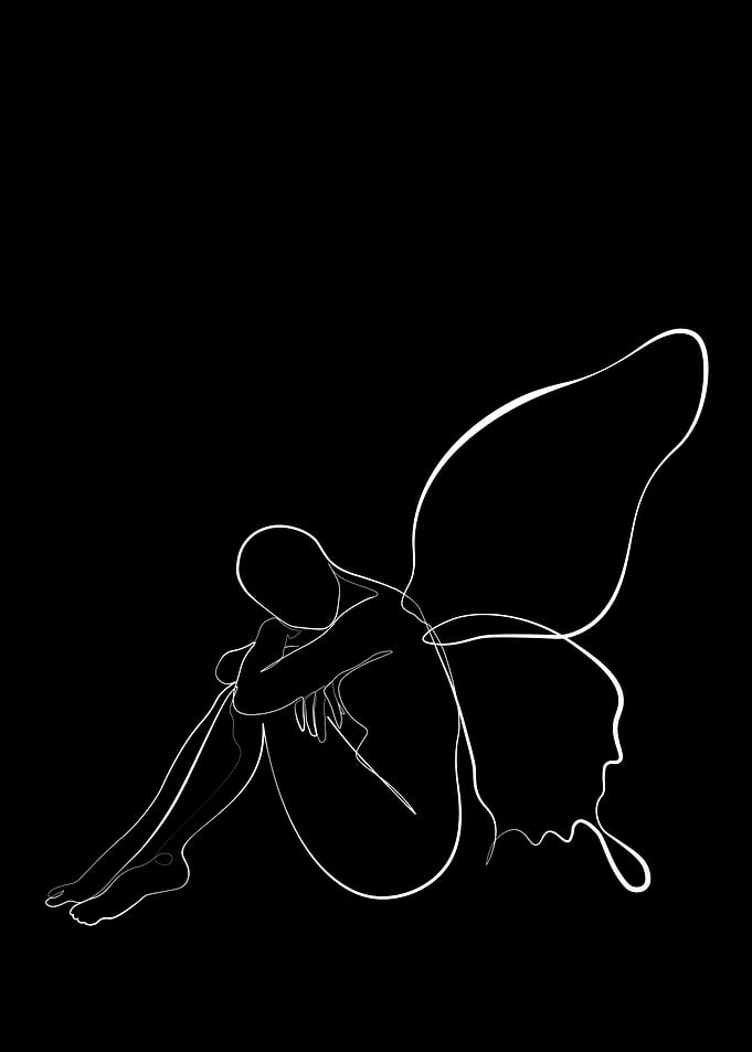 One Line Art Woman