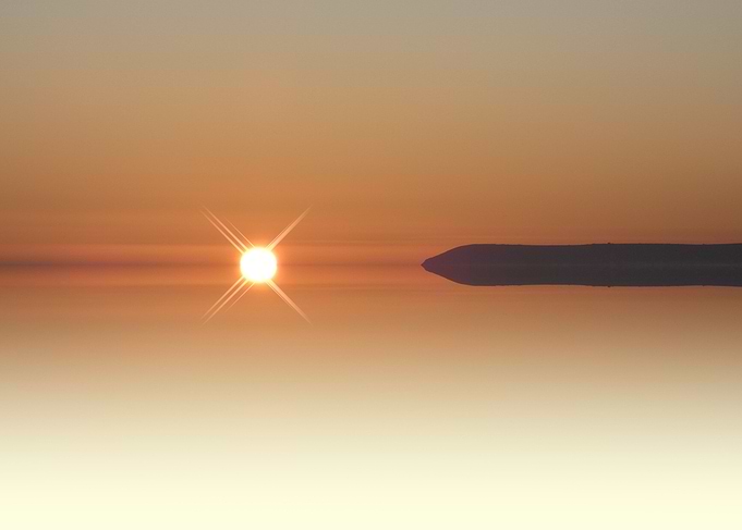 Misty Sunset