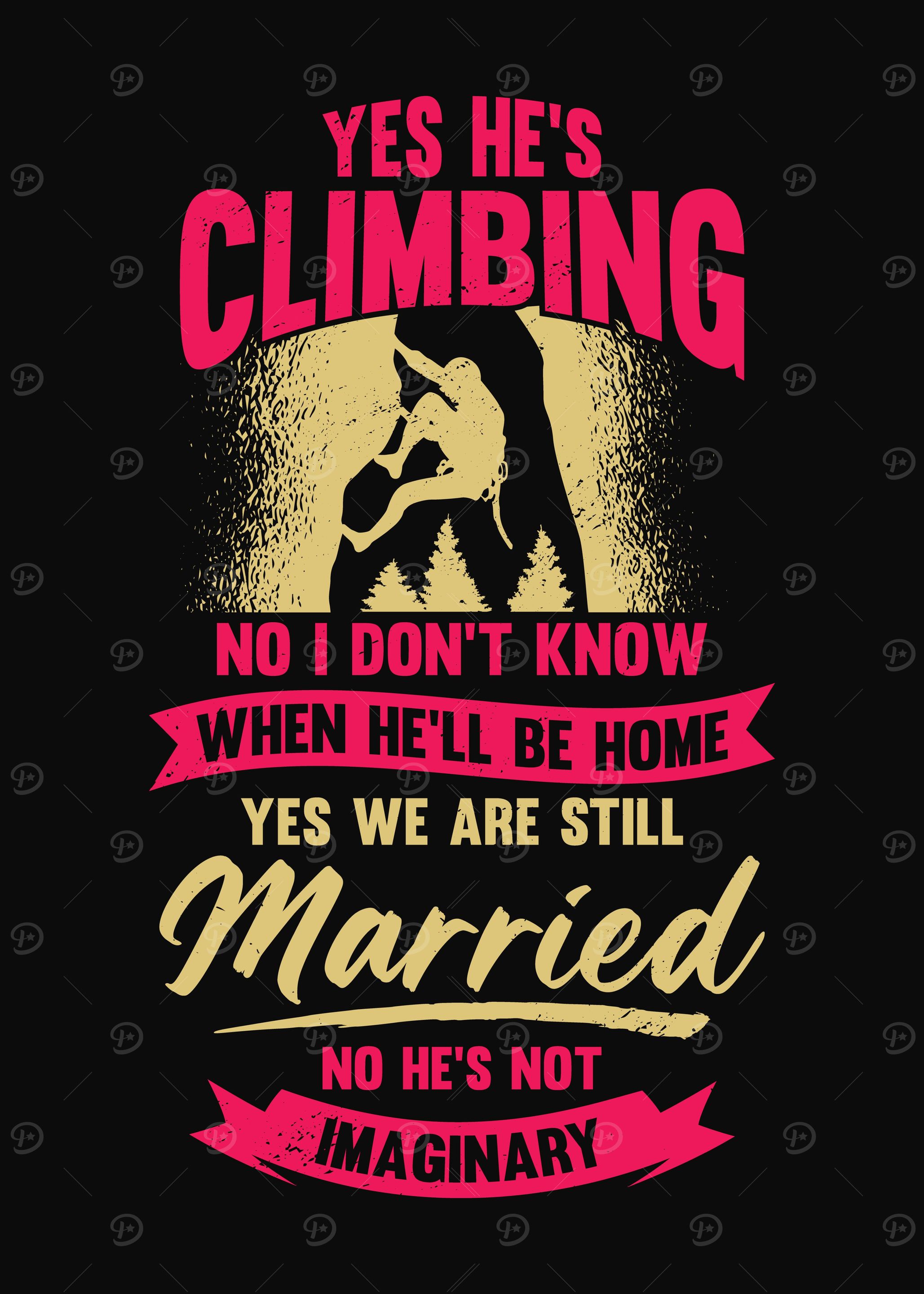 Rock Climbers Wife Design