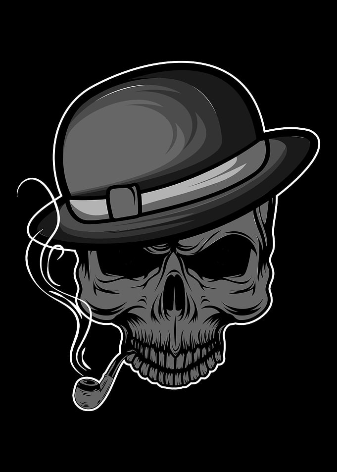 Skull Cool Skull Fan Gift