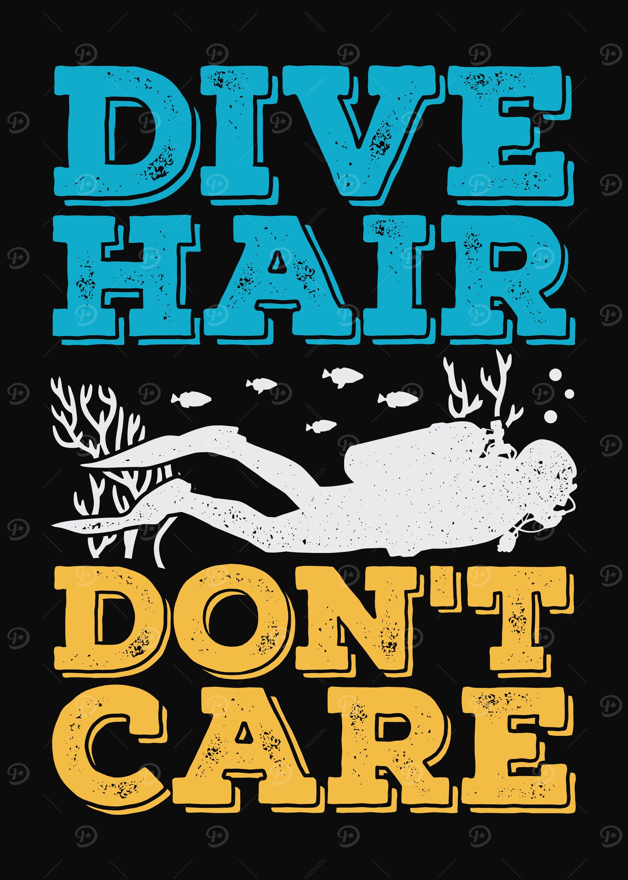 Scuba Diving Diver Design