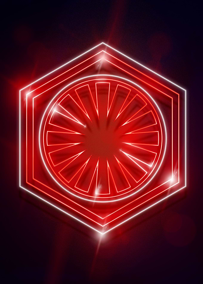First Order Crest neon