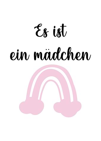 Es ist ein Mdchen