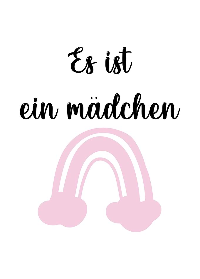 Es ist ein Mdchen