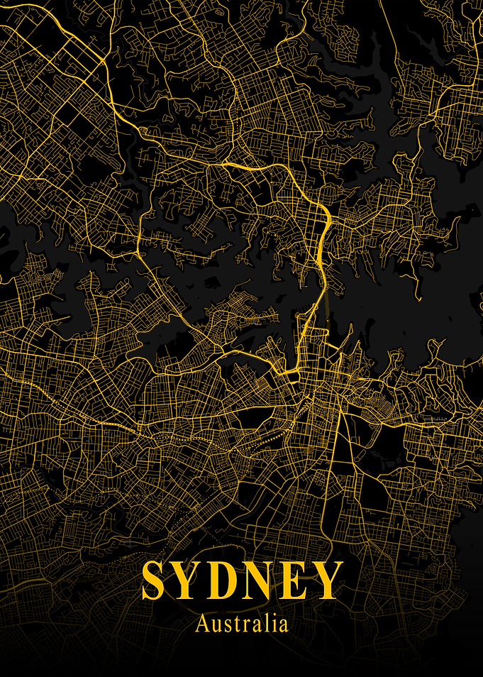 SYDNEY GOLD CITY MAP