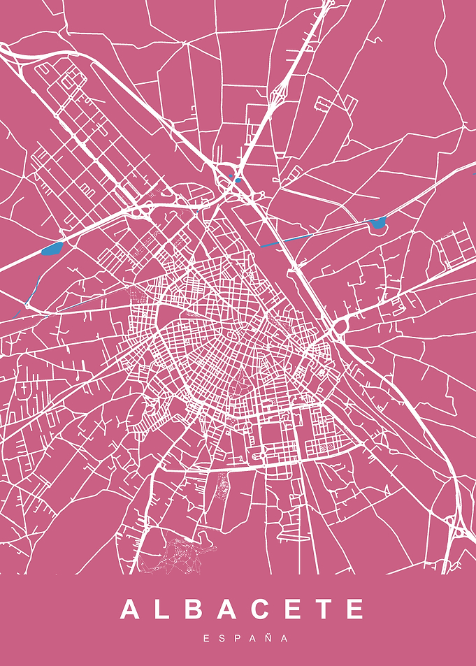 ALBACETE Map SPAIN