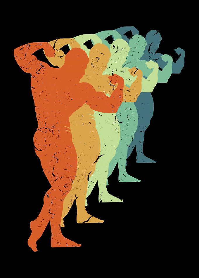 Bodybuilder Cool Retro