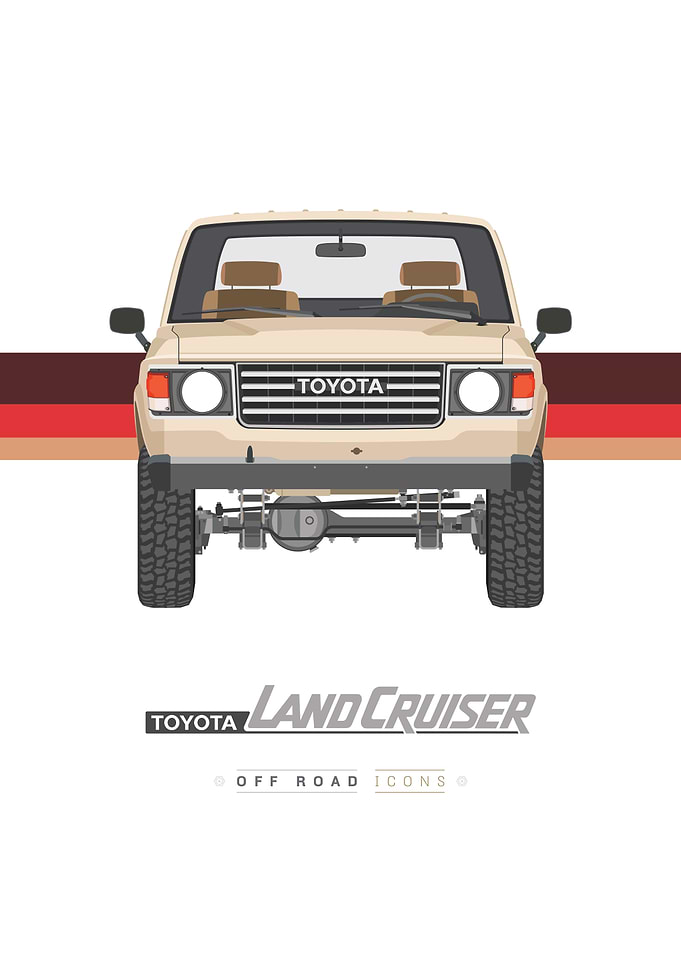 FJ60 lines color