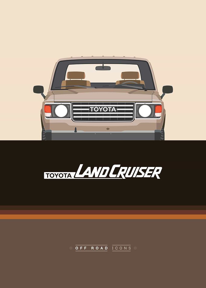 FJ60 brown background