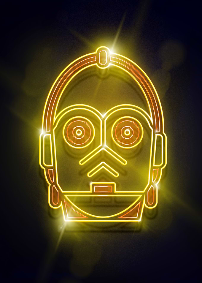 C3PO neon